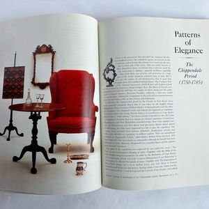 Decorative book jewel tone, hardcover book red decor, book on antiques